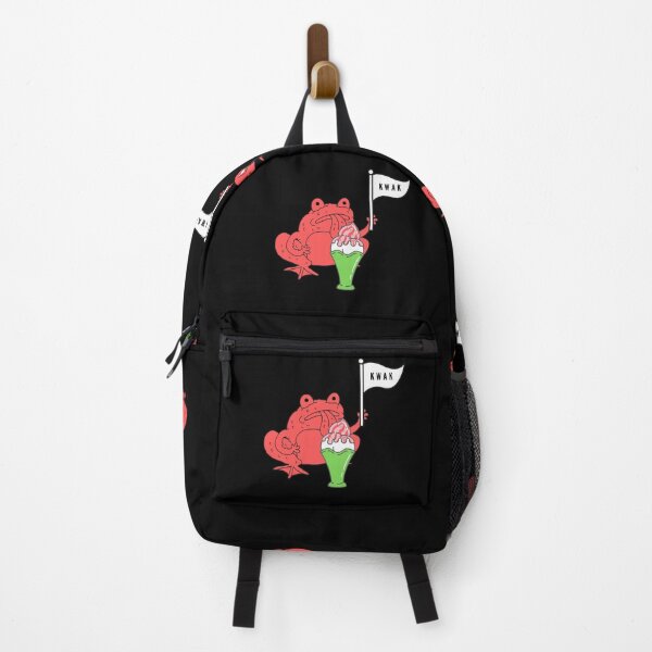 Item preview, Strawberry frog and strawberry ice cream Funny Frog kwak quote designed and sold by OneTimeEngineer.