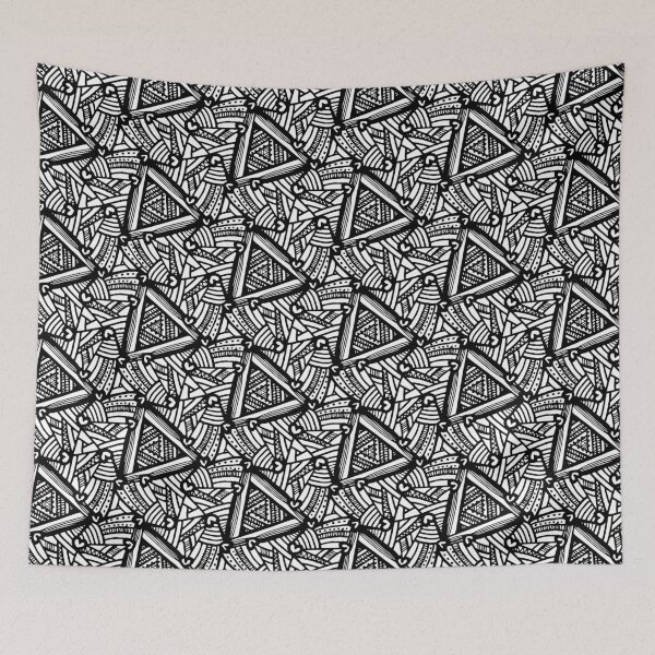 Item preview, Triangle Graphic Pattern Seamless Printable Design GC-025-01 designed and sold by GraphicCharms.