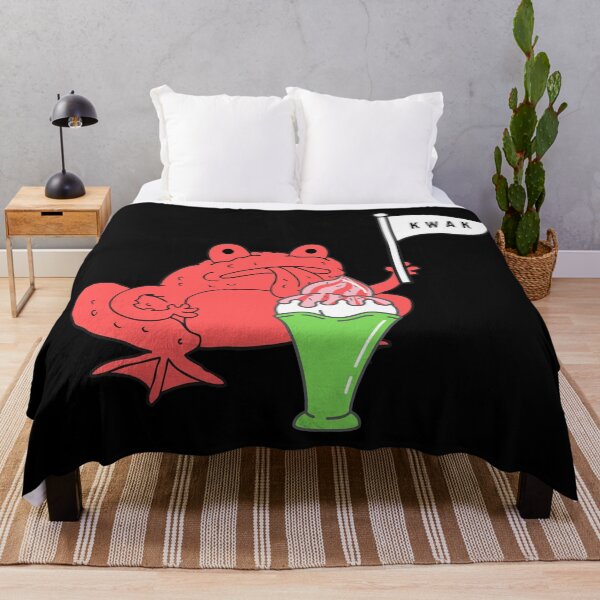 Item preview, Strawberry frog and strawberry ice cream Funny Frog kwak quote designed and sold by OneTimeEngineer.
