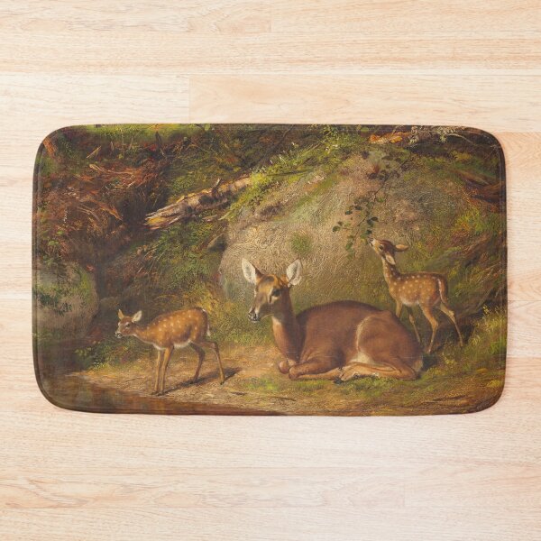 Item preview, Arthur Fitzwilliam Tait - Doe y dos cervatillos designed and sold by artcenter.