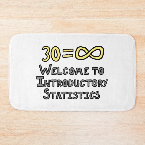 Item preview, 30=Infinity, Welcome to Introductory Stats designed and sold by Kai Alexander.