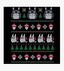 My Neighbor's Ghibli Totoro Ugly Christmas Photographic Print