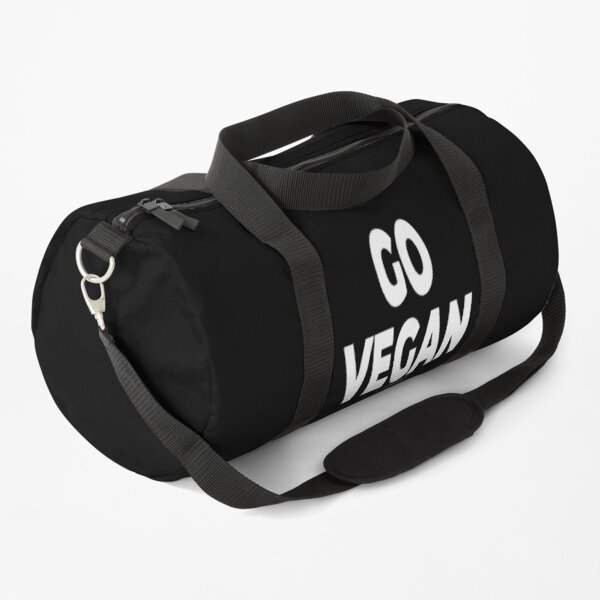 go vegan - vegan activist graphics (112) Duffle Bag