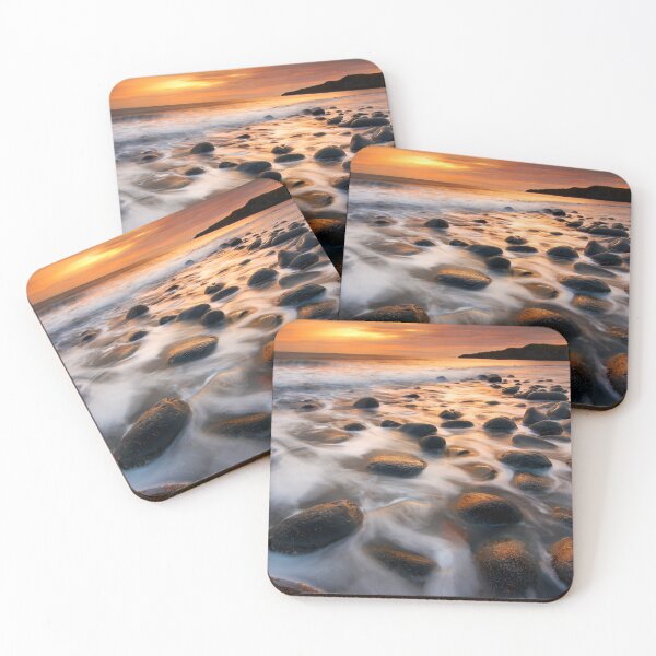 Item preview, Sunrise at the Boulder Field, Northumberland designed and sold by Lenscraft by Robin Whalley.