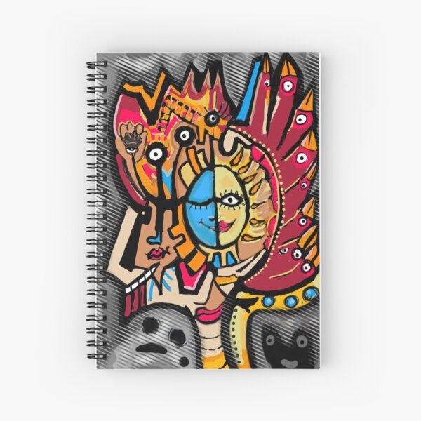 Portrait of a Party Guy Spiral Notebook