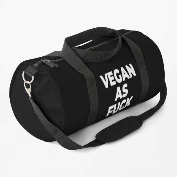 vegan as fuck - vegan activist graphics (109 ) Duffle Bag