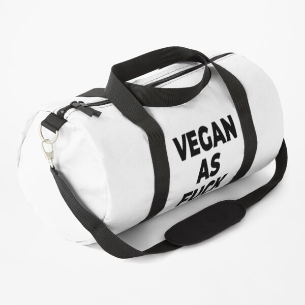 vegan as fuck - vegan activist graphics (109 v2) Duffle Bag