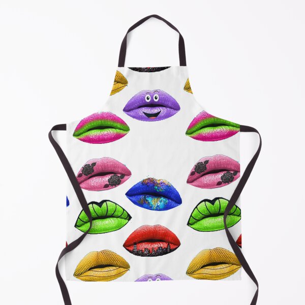 Item preview, lips, rainbow lips, art designed and sold by Viktoriia Trubiichuk.