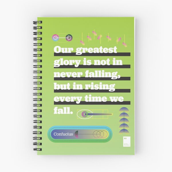 Item preview, Our greatest glory is not in never falling, but in rising every time we fall. designed and sold by quotesonposters.