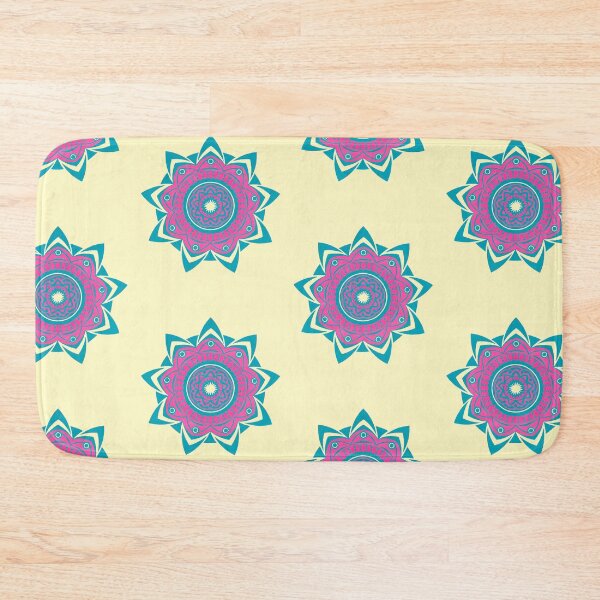 Item preview, PINK & BLUE GEOMETRIC MANDALA designed and sold by GreenVenus.