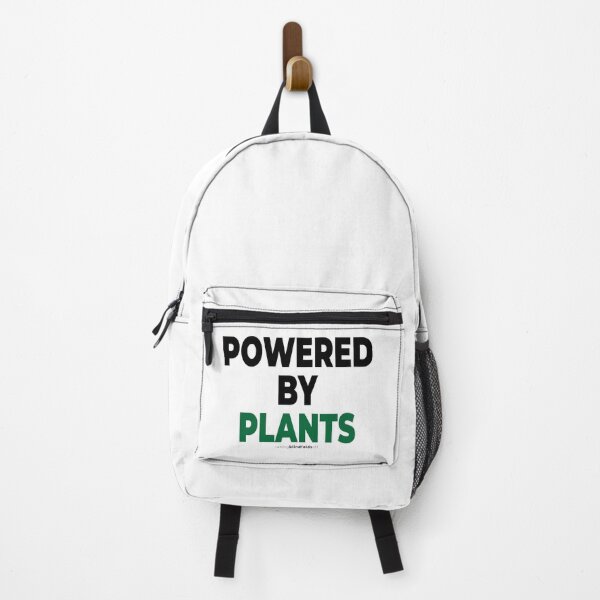 Item preview, powered by plants - vegan activist graphics (107 v2) designed and sold by blindfoldsoff.