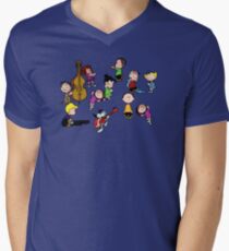 A Charlie Brown Christmas Dance Men's V-Neck T-Shirt