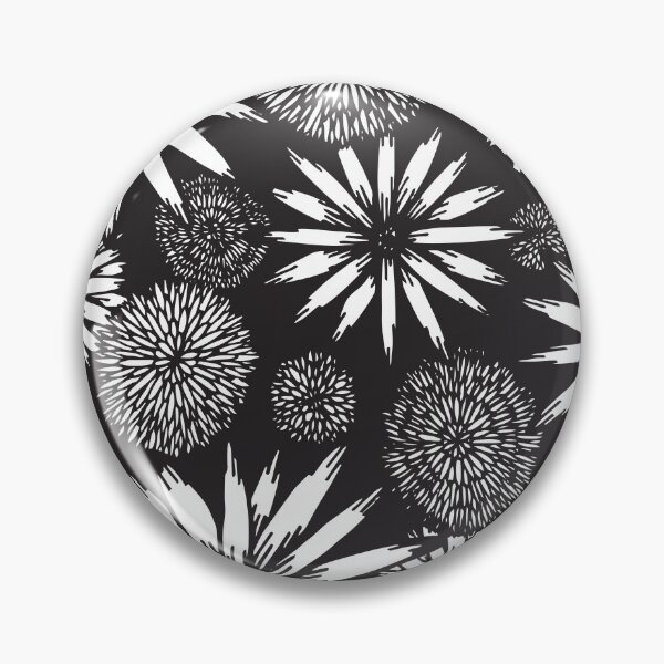 Item preview, Black and White Daisies and Mums designed and sold by CKSchooley.