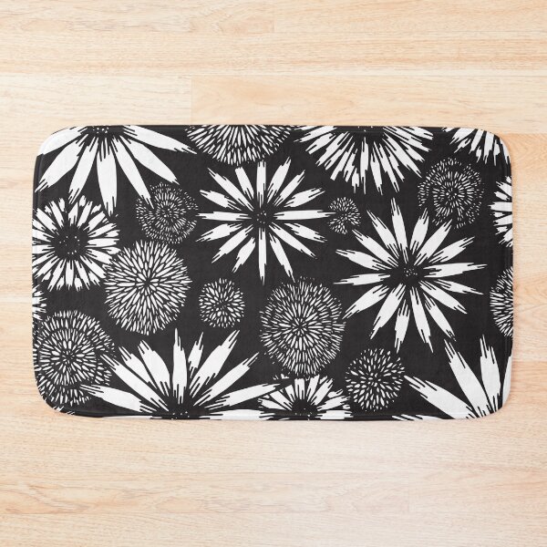 Item preview, Black and White Daisies and Mums designed and sold by CKSchooley.