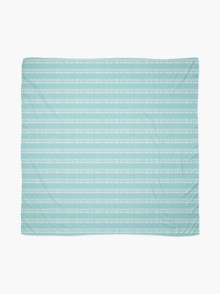 Alternate view of Loved As I AM Scarf