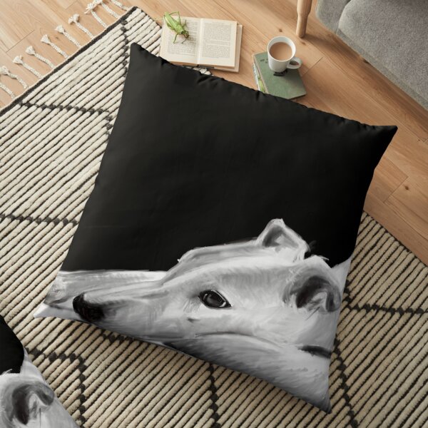 The Sweet Greyhound (Pepe) Floor Pillow