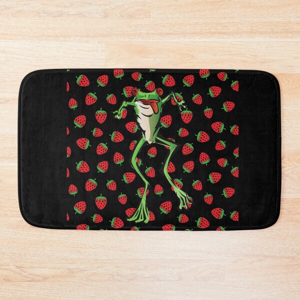 Item preview, Strawberry frog and strawberries Funny Toad  designed and sold by OneTimeEngineer.