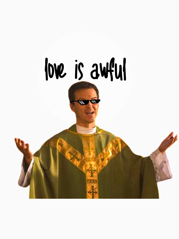 Imagen 7 de 7, Camiseta clásica con la obra Sacerdote caliente, diseñada y vendida por bloomby.