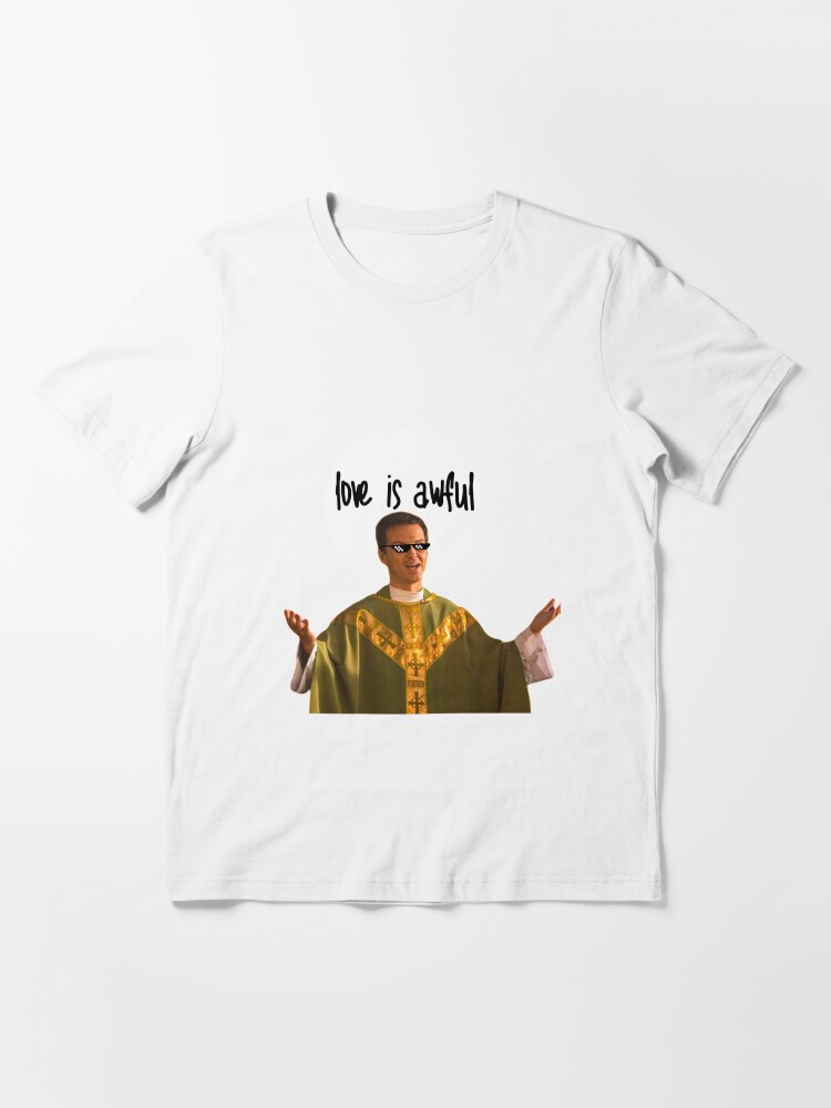 Imagen 3 de 7, Camiseta esencial con la obra Sacerdote caliente, diseñada y vendida por bloomby.