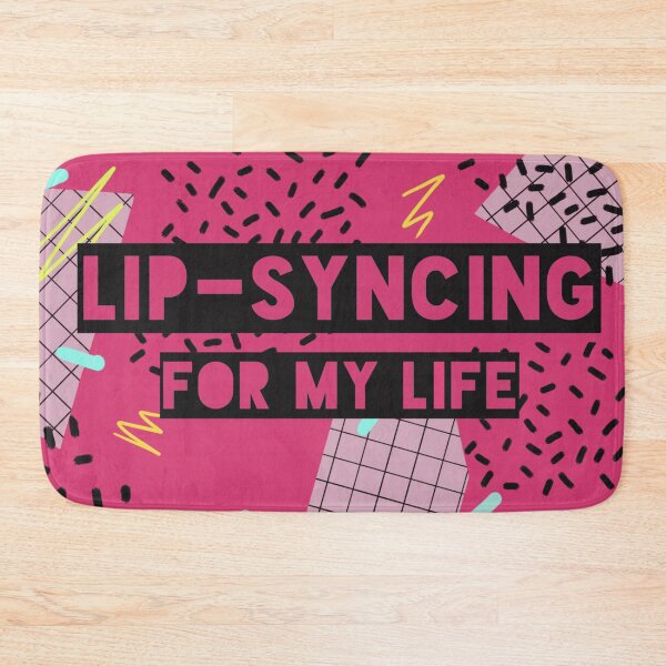 Item preview, Lipsync for your life (pink) designed and sold by flockadoodle.