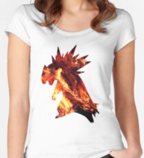 Typholsion used inferno Women's Fitted Scoop T-Shirt