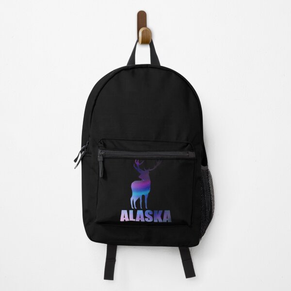 Item preview, Alaska Reindeer Moose Polar Lights Winterfeeling Gift designed and sold by mMx-Design.
