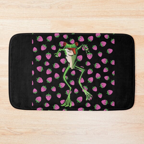 Item preview, Strawberry frog and strawberries Funny Toad  designed and sold by OneTimeEngineer.