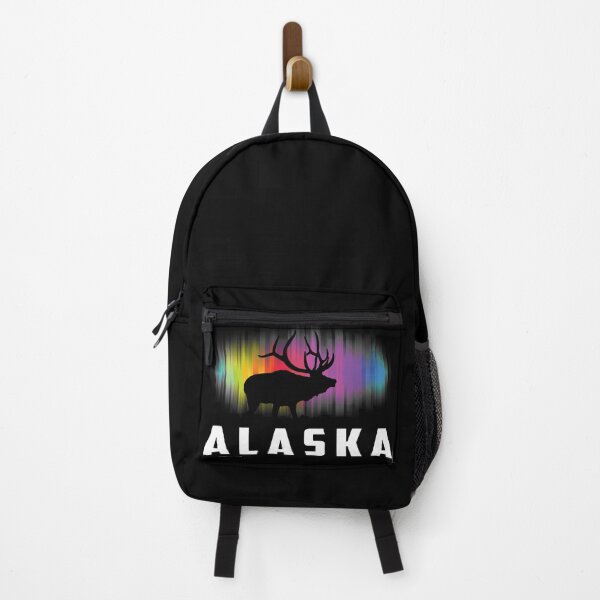 Item preview, Alaska Reindeer Moose Polar Lights Winterfeeling Gift designed and sold by mMx-Design.