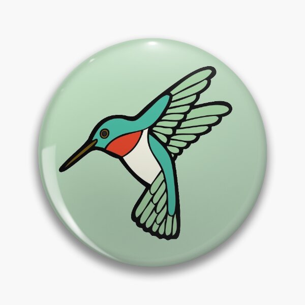 Item preview, Hummingbird Pattern on Mint Green designed and sold by evannave.