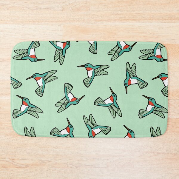 Item preview, Hummingbird Pattern on Mint Green designed and sold by evannave.