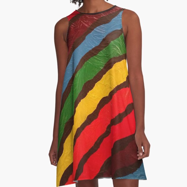 The Power of Expression Painting A-Line Dress
