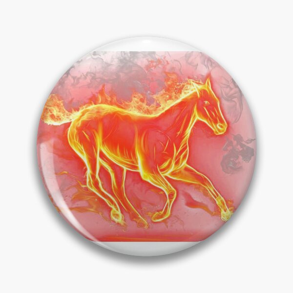 Item preview, FLAMING WILD MUSTANG designed and sold by Bakhrombek.