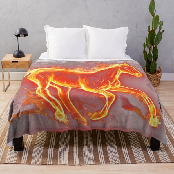 Item preview, FLAMING WILD MUSTANG designed and sold by Bakhrombek.