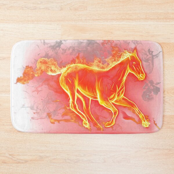 Item preview, FLAMING WILD MUSTANG designed and sold by Bakhrombek.