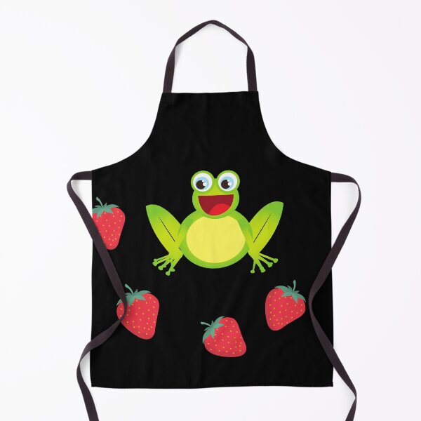 Item preview, Strawberry frog and strawberries Funny Toad designed and sold by OneTimeEngineer.