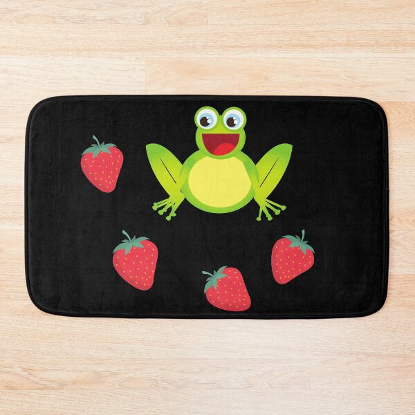 Item preview, Strawberry frog and strawberries Funny Toad  designed and sold by OneTimeEngineer.