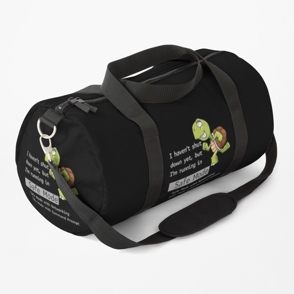 Running in Safe Mode. Duffle Bag