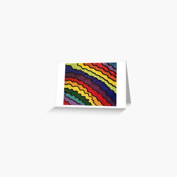 Rainbow Happiness Painting Greeting Card