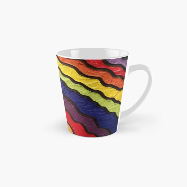 Rainbow Happiness Painting Tall Mug