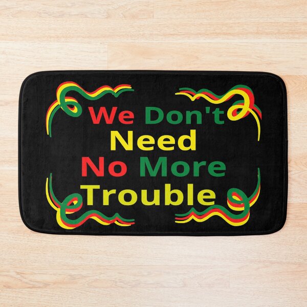 Item preview, BOB MARLEY NO MORE TROUBLE Transparent For Black Products  designed and sold by MOHAMEDZE.