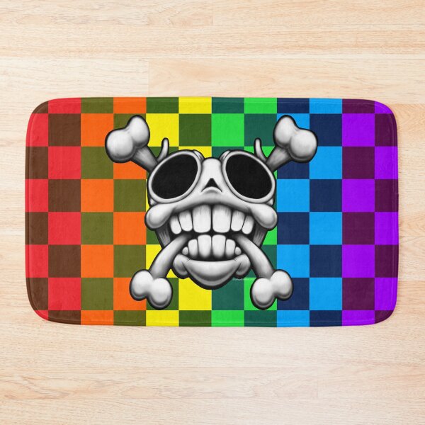 Item preview, Skull and Crossbones (gay rainbow) designed and sold by joshuarainbird.