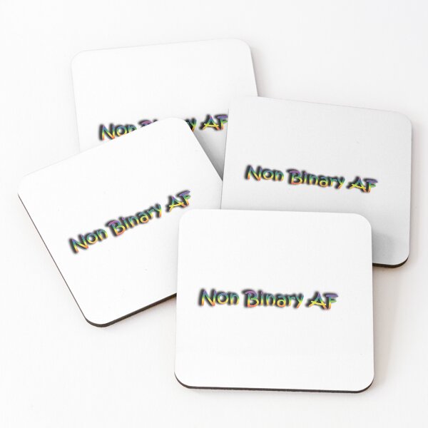 Item preview, Non Binary AF designed and sold by Manimal-Merch.