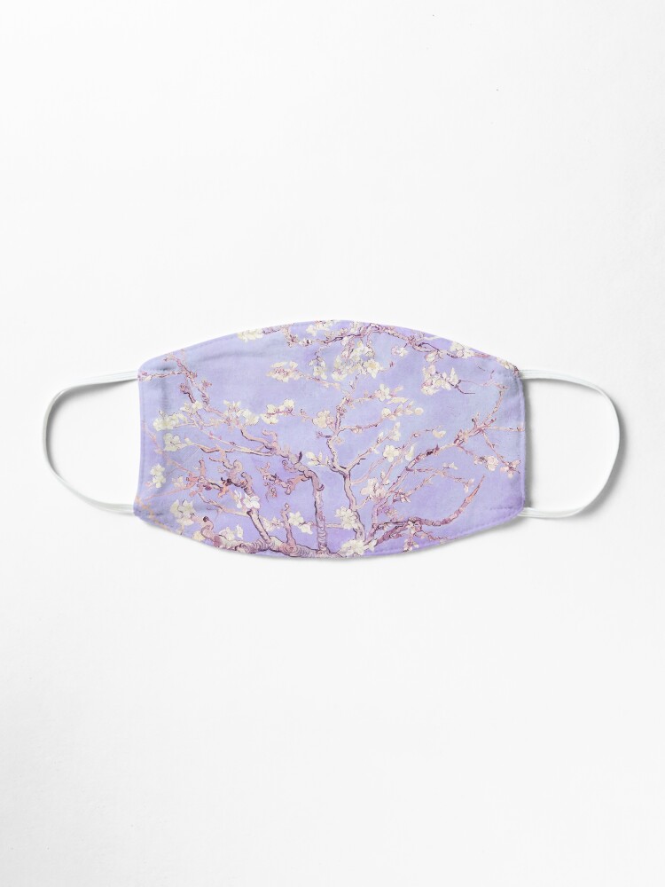 Alternate view of Vincent Van Gogh almond blossoms lavender Mask