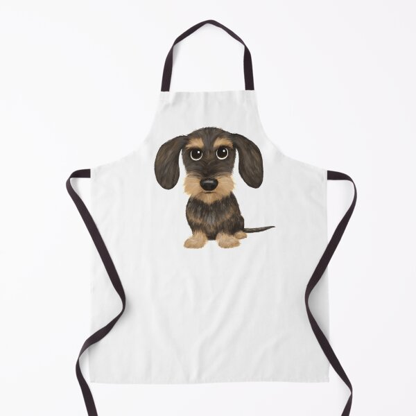Item preview, Wirehaired Dachshund | Cute Wire Haired Wiener Dog | Wild Boar and Tan Teckel designed and sold by Jenn Inashvili.