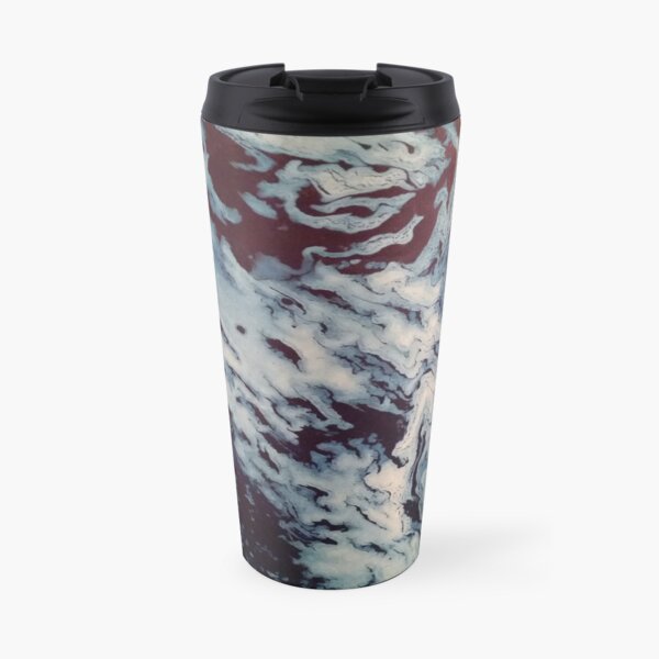 Ocean Wishy Washy Painting Travel Coffee Mug