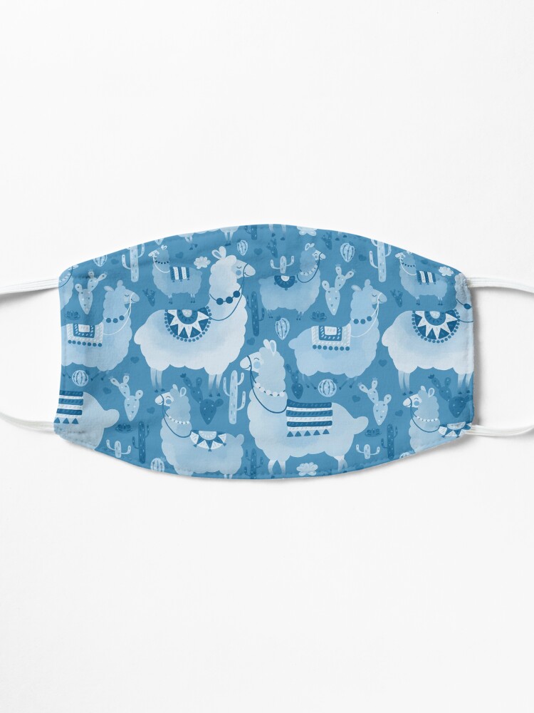 Alternate view of Alpacas and cacti Mask