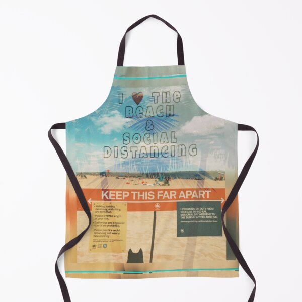 Item preview, Social Distance Beach 2020 designed and sold by bipolarvirgoart.