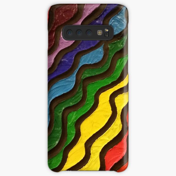 Rainbow Waves Painting Samsung Galaxy Snap Case