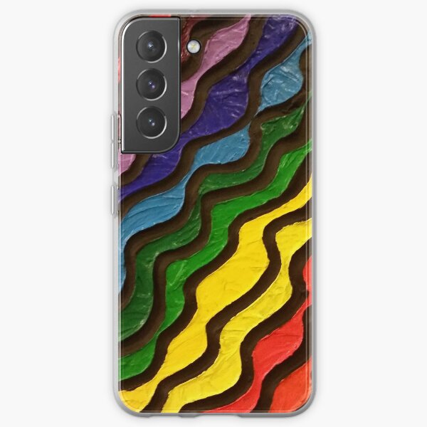 Rainbow Waves Painting Samsung Galaxy Soft Case