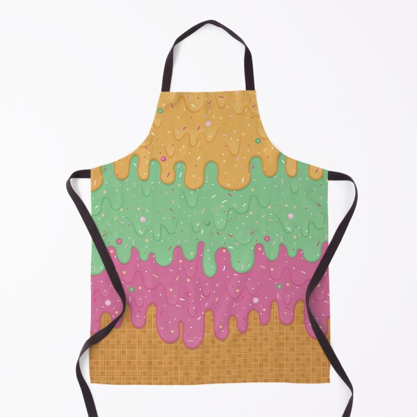 Item preview, Melting Ice Cream Cone - Rainbow Sherbet designed and sold by WickedRefined - Nicole Demereckis.